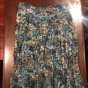 Maggie Barnes Pleated Maxi Skirt Size 2X (22/24)